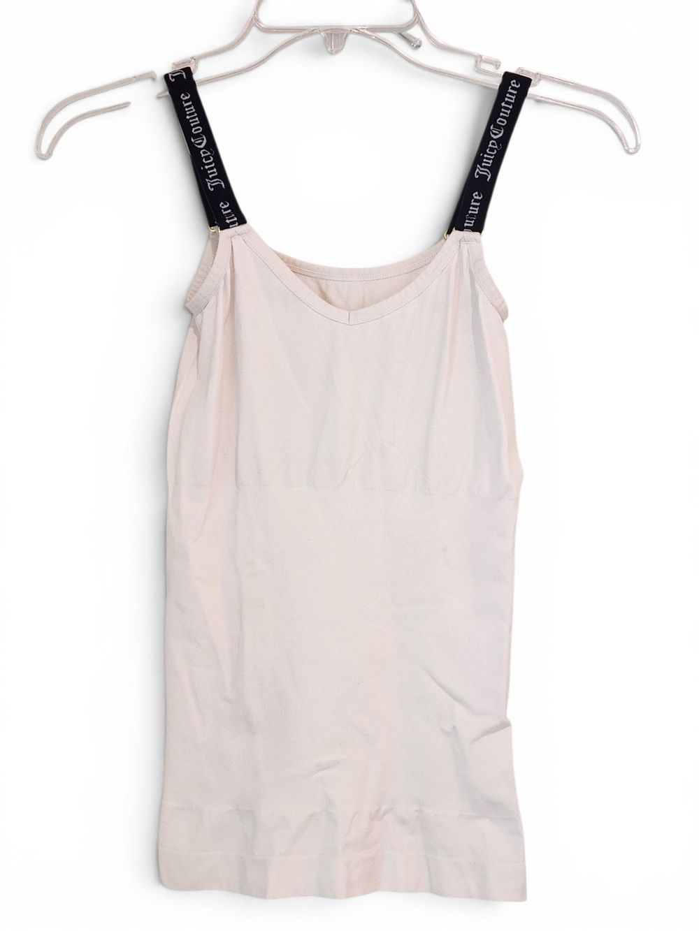 Juicy Couture Logo Strap Soft White Shapewear Tank